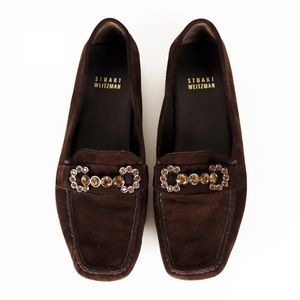 CLEARANCE! Stuart Weitzman embellished loafers